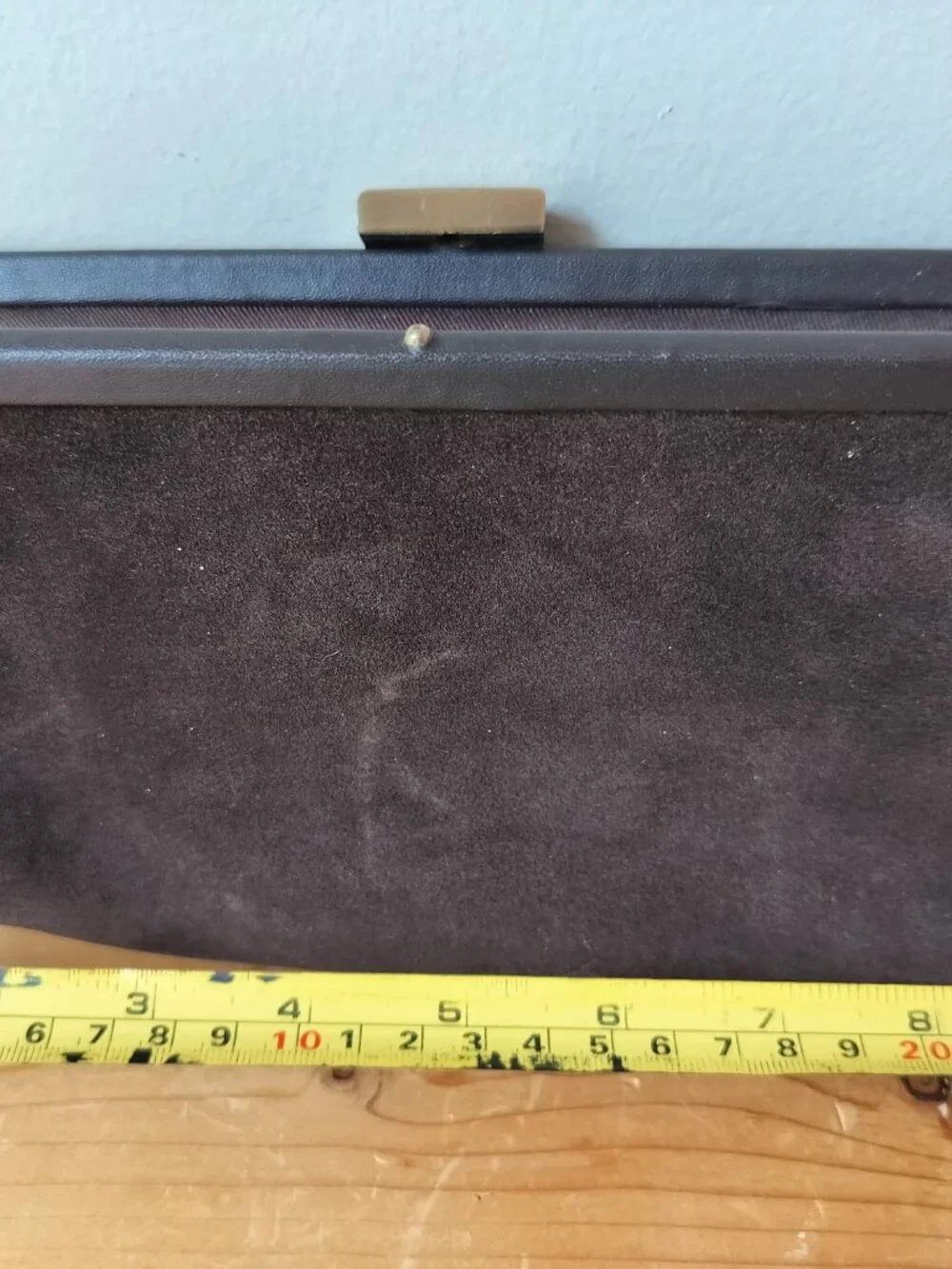 Brown Suede Clutch - Ann Taylor